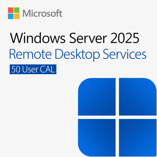 Microsoft Windows Server 2025 Remote Desktop Services (RDS) DEVICE CAL KEY
