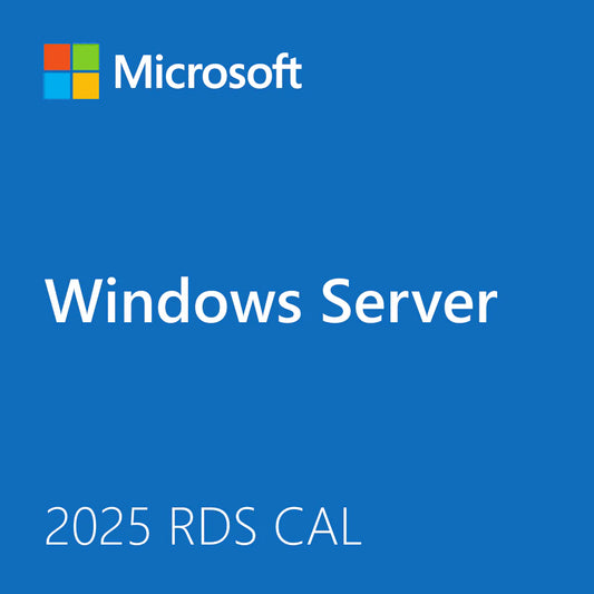 Microsoft Windows Server 2025 Remote Desktop Services (RDS) USER CAL KEY